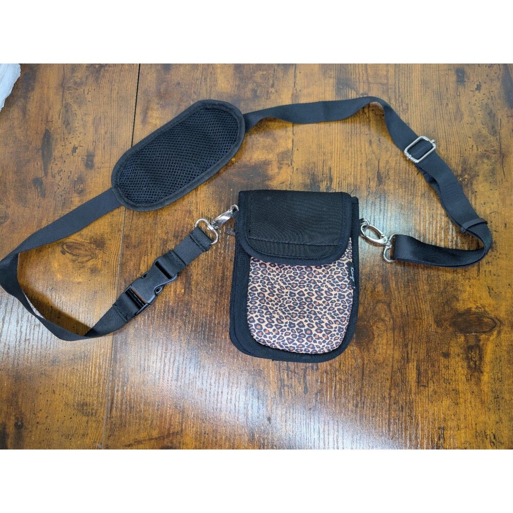 Kanga Pro Leopard/Black Small Crossbody Bag by KangaLife